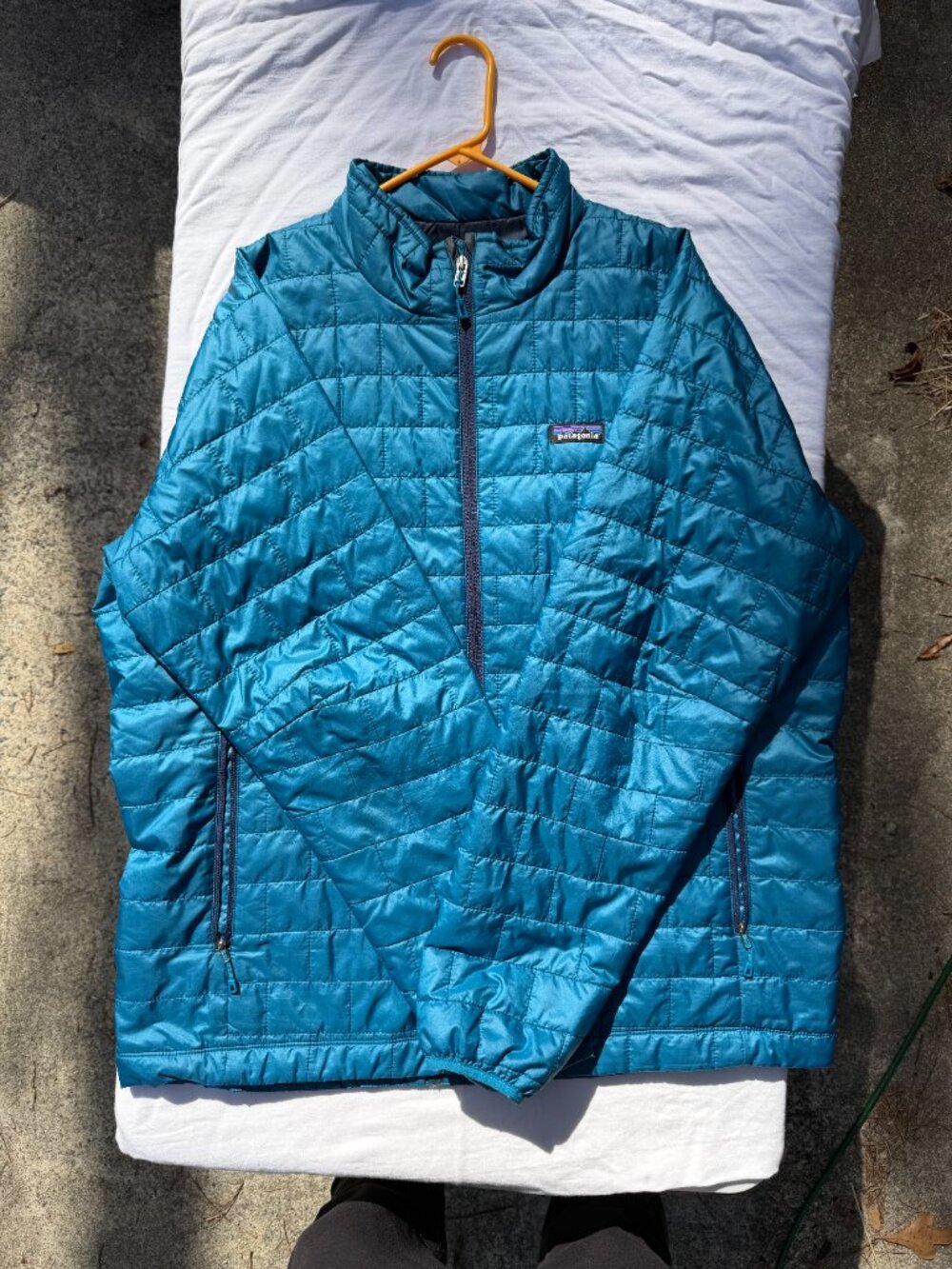 Patagonia mens nano puff jacket coat blue xxl